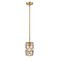Z-Lite Dealey 1 Light Mini Pendant, Heirloom Brass & Clear 6010MP-HB - alternate 3